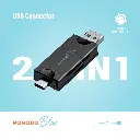Porodo Blue 2-in-1 Card Reader with Card Holder (2).webp