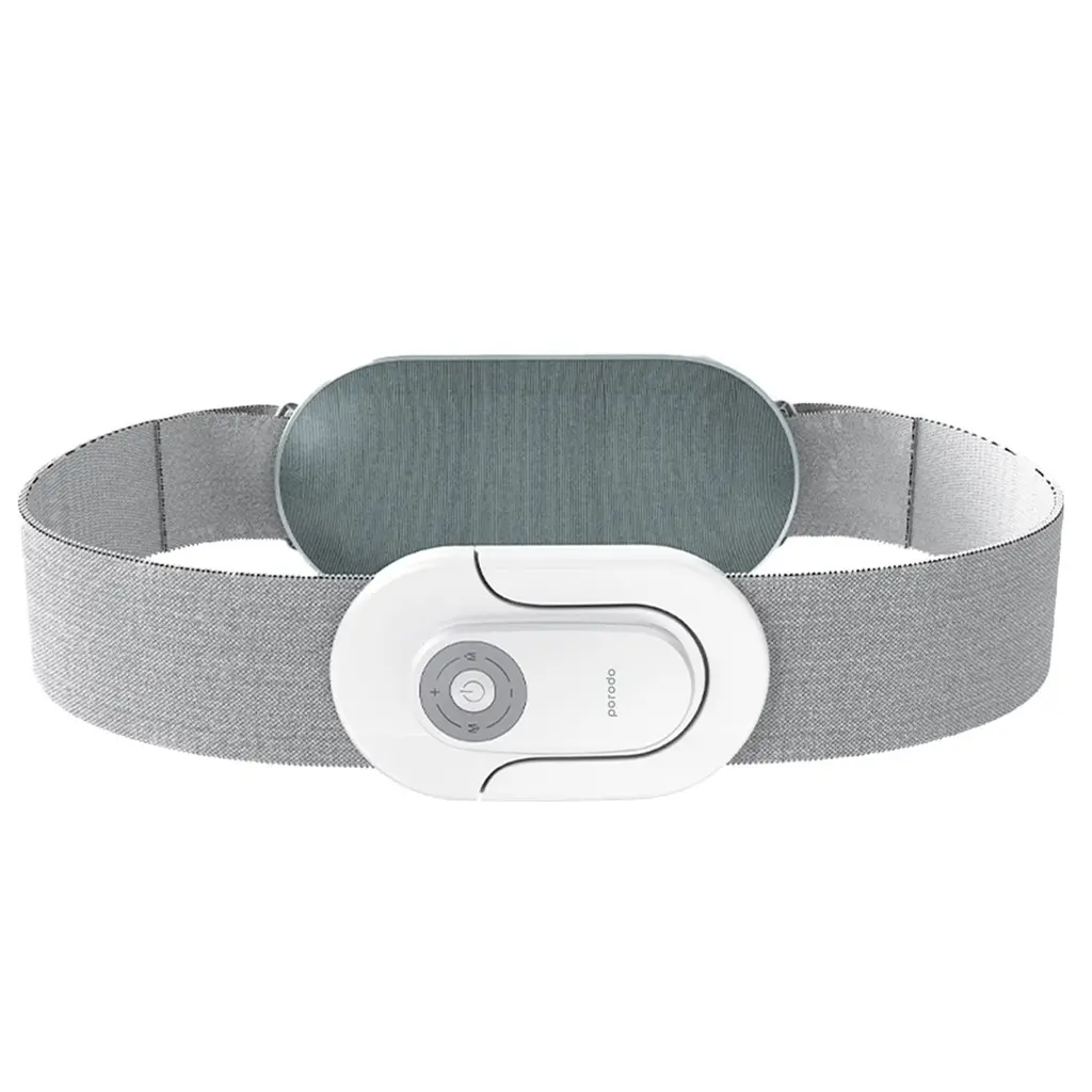 Porodo Self Care Hammering Waist Massager Remote Control White [PD-HMRWMS-WH].webp