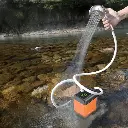Porodo Lifestyle Portable Electric Shower Pump - Orange (5).webp