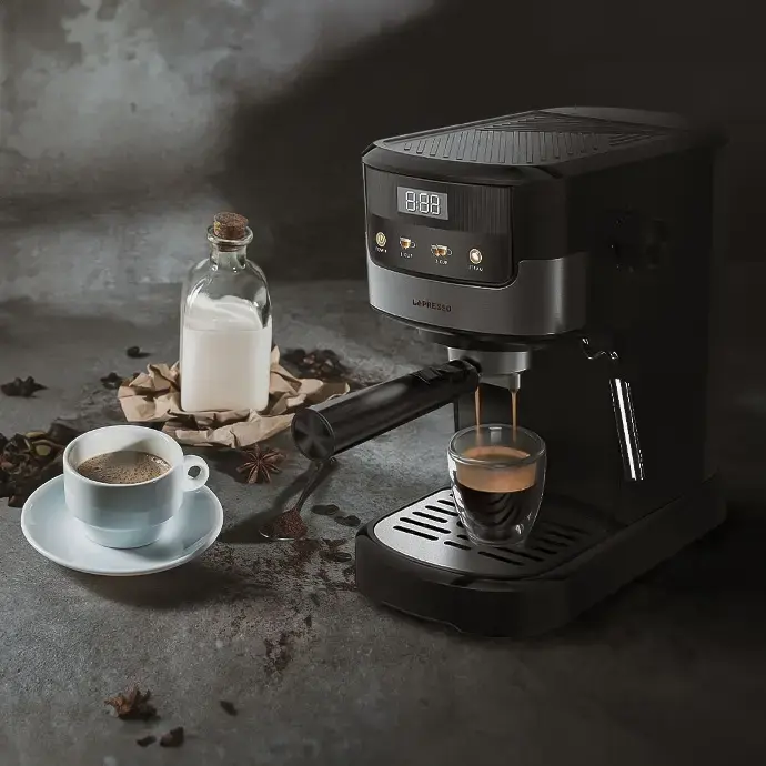 Lepresso Suprema Espresso Machine - Black.jfif