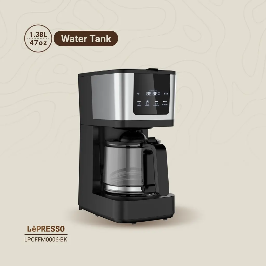 LePresso Rich Brew Coffee Machine Interactive Touch Display - Black (4).webp