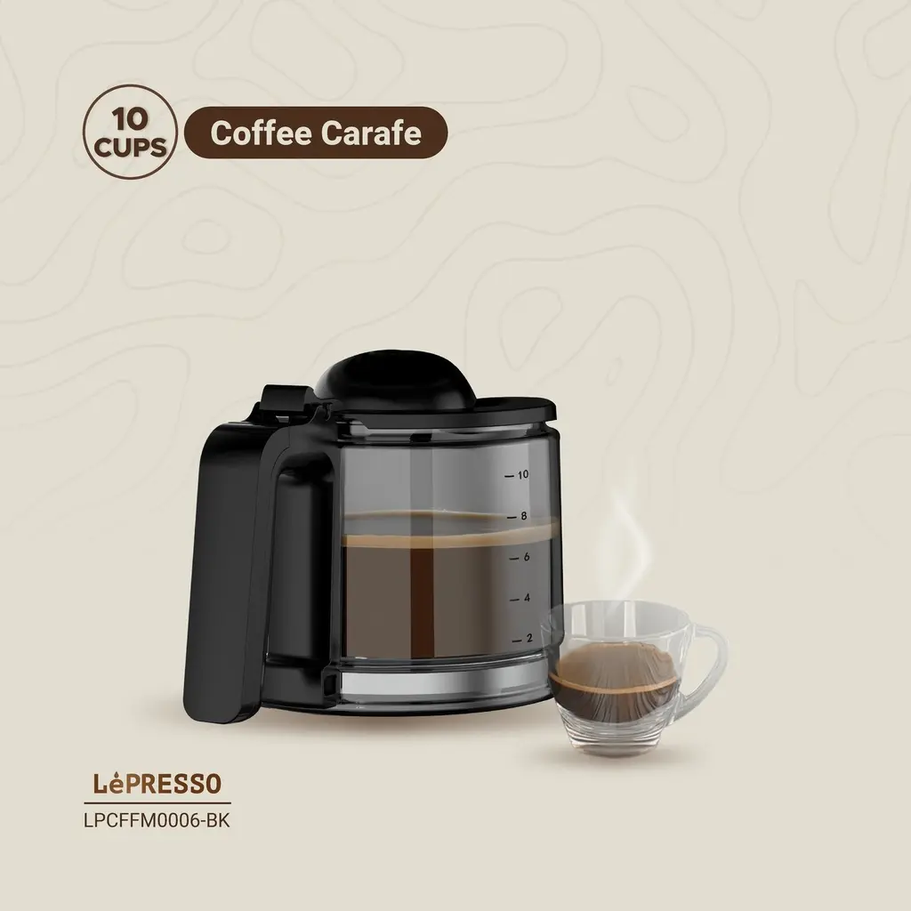 LePresso Rich Brew Coffee Machine Interactive Touch Display - Black (8).webp