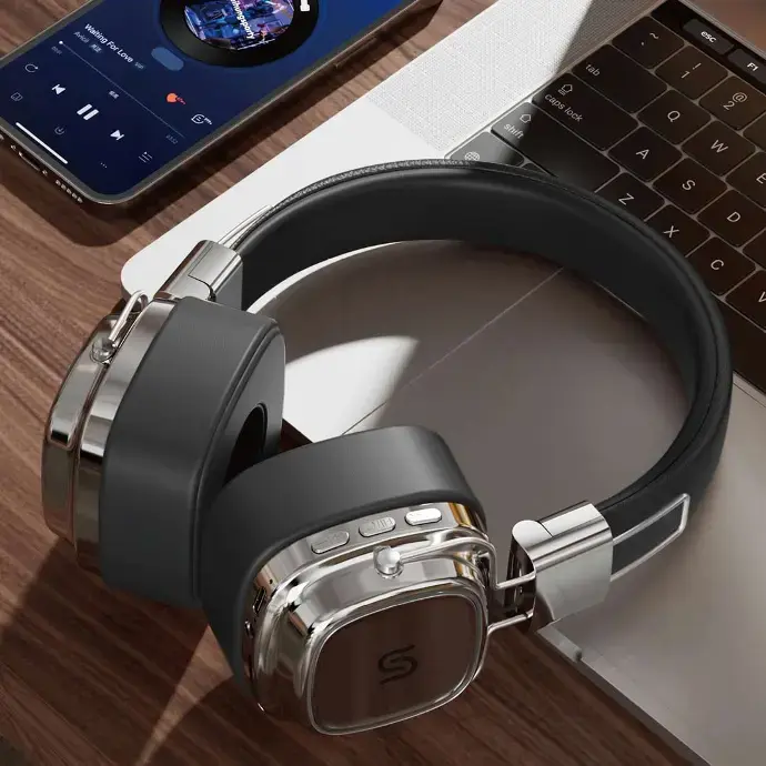 Porodo Soundtec Vintage Wireless ENC Headphone (7).webp