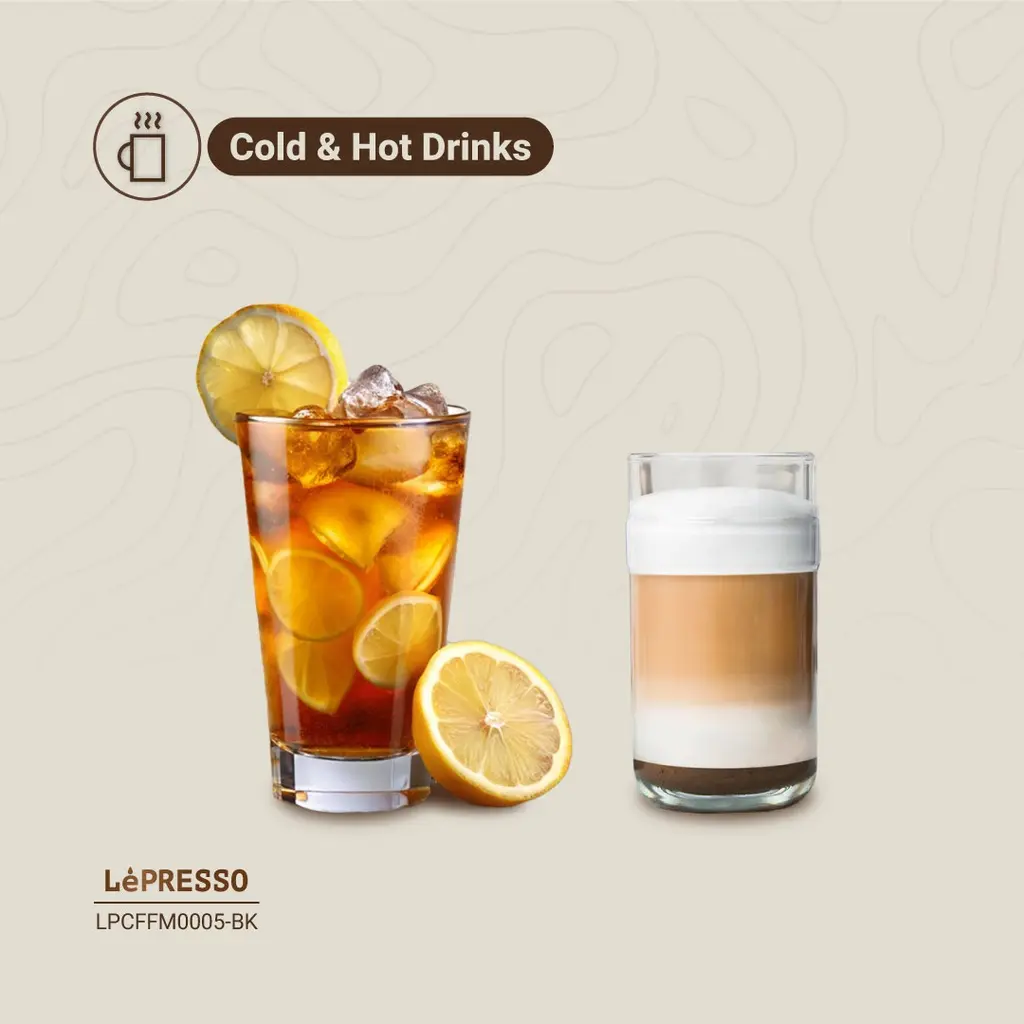 LePresso Cold Brew Machine Ice Coffee & Tea - Black (5).webp
