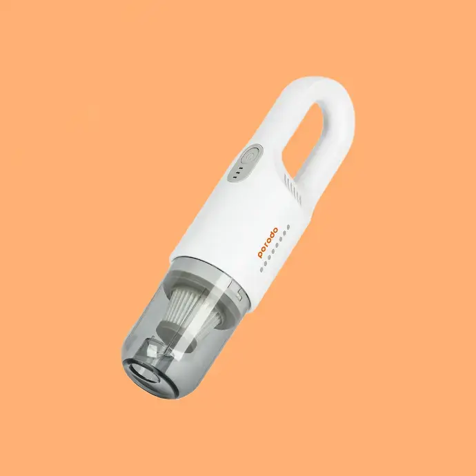 Porodo Vacuum Cleaner Portable Vacuum Cleaner Cordless White [PD-LSPVC-WH].webp