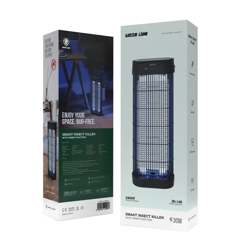 Green Lion Smart Insect Killer With Timer Function 30W - Black.webp