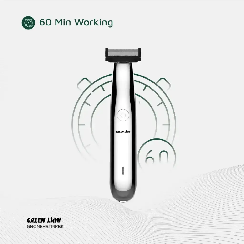 Green Lion One Blade Pro Hair Trimmer - Black (4).webp