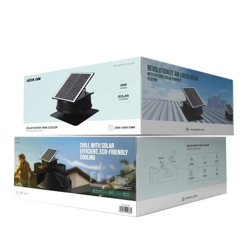 Green Lion Solar Water Tank Cooler - Black.webp