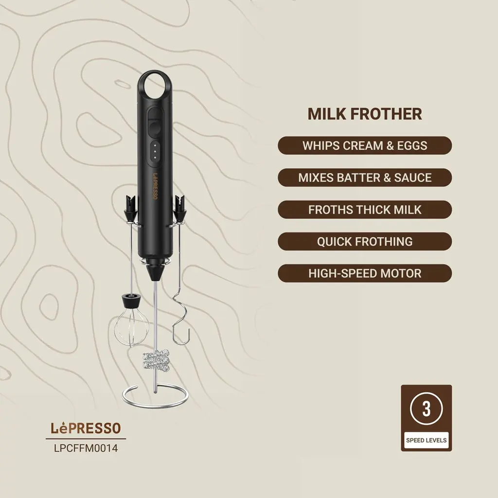 LePresso 3 In 1 Frother - Black (1).webp