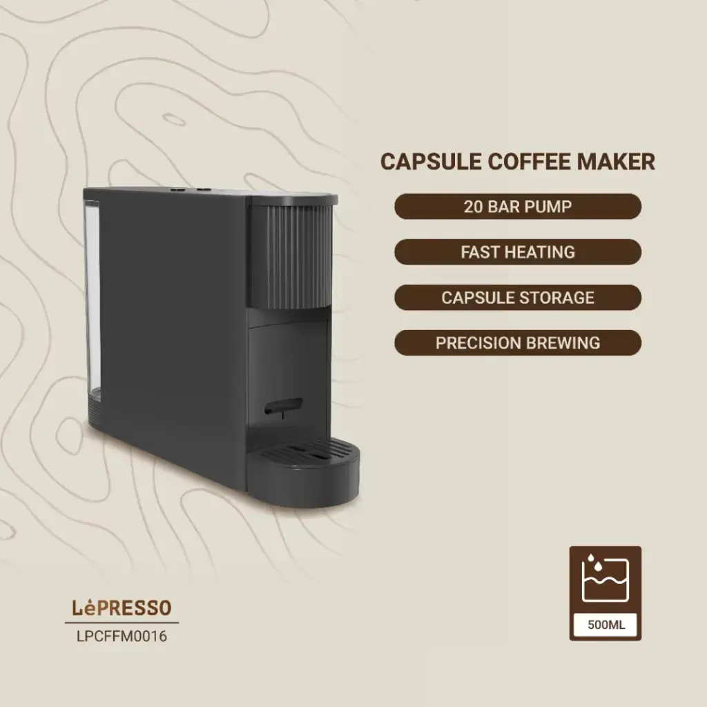 Lepresso Automatic Capsule Coffee Maker - Black (1).webp
