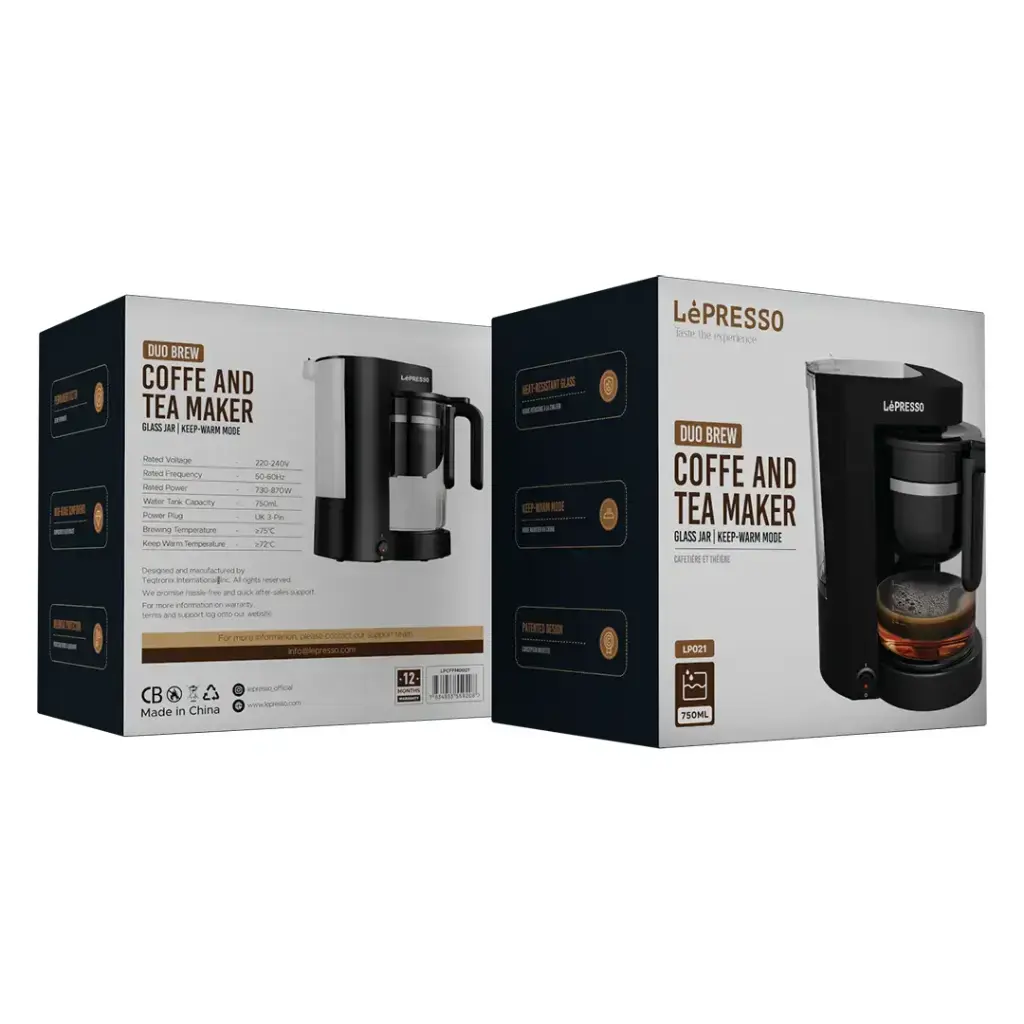 Lepresso Duo Brew Coffee and Tea Maker - Black (1).webp