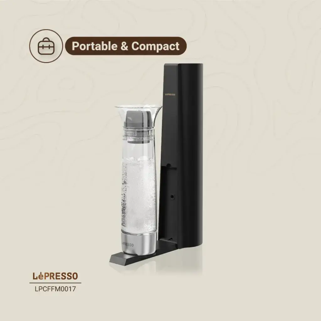 Lepresso Carbonator Instant Sparkling Water 800mL - Black (4).webp