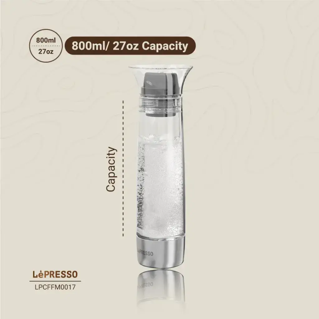 Lepresso Carbonator Instant Sparkling Water 800mL - Black (2).webp