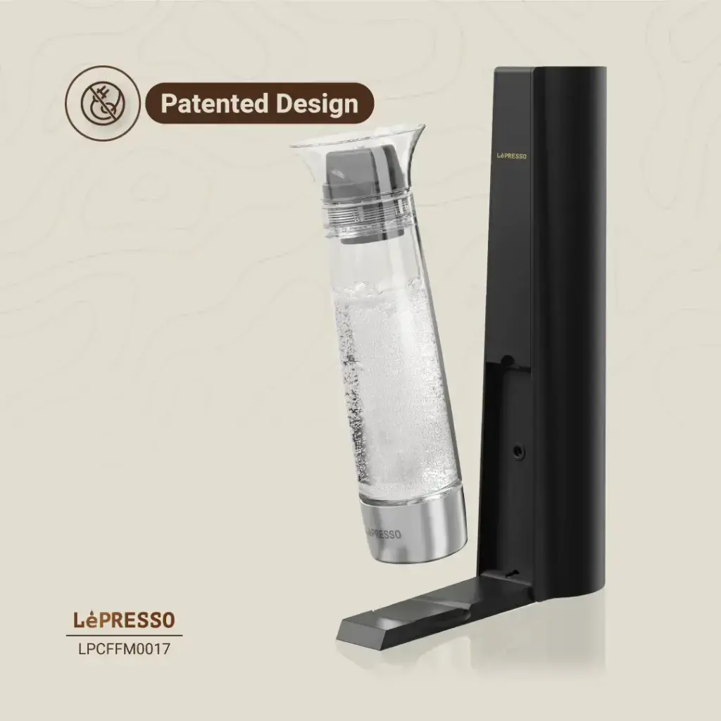 Lepresso Carbonator Instant Sparkling Water 800mL - Black (5).webp
