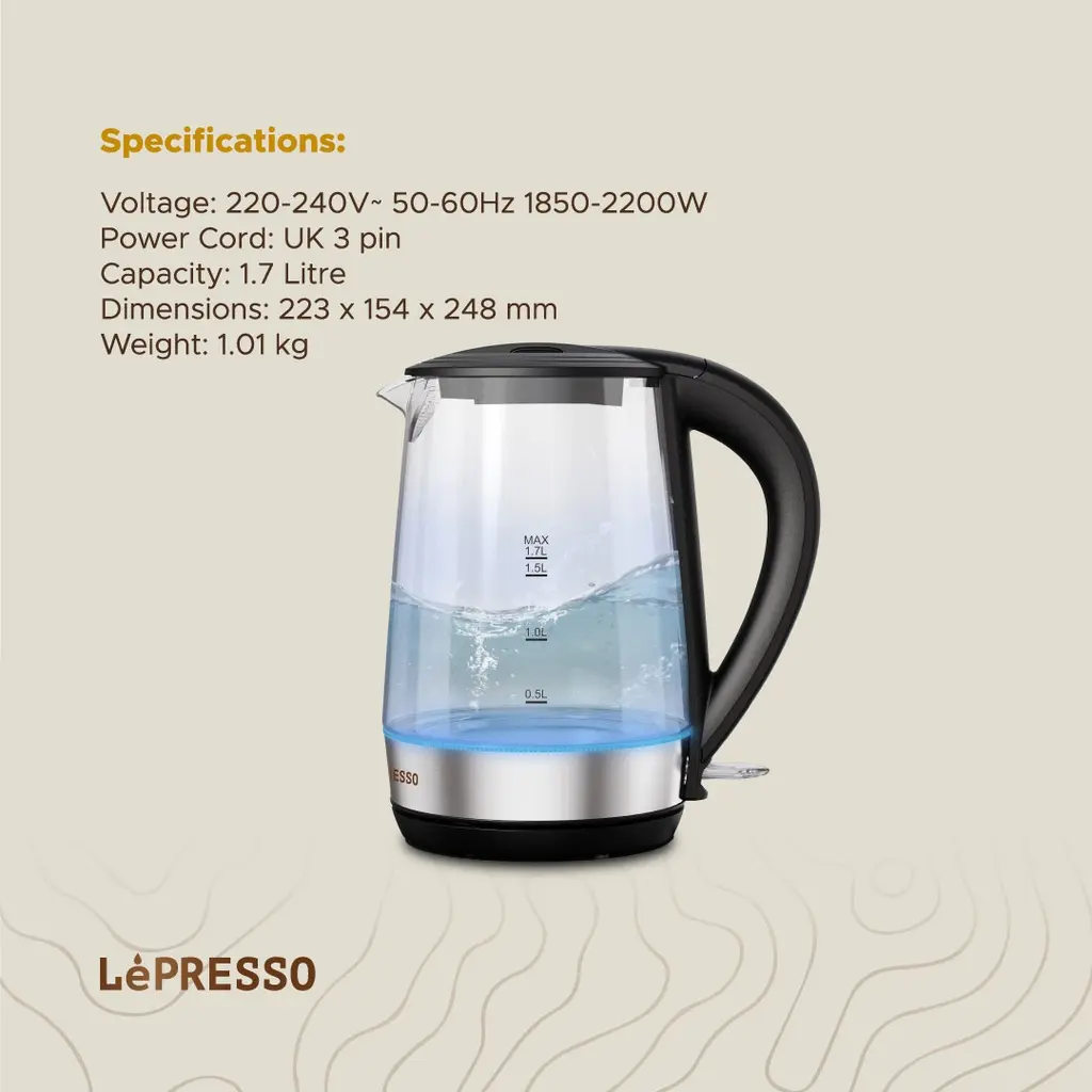 LePresso 360 Transparent Quick-Boil Glass Kettle (6).webp