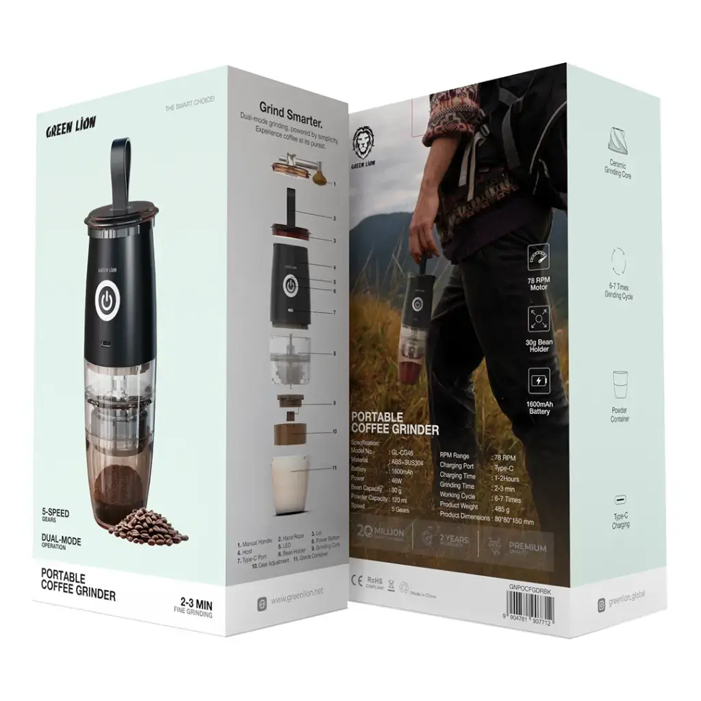 Green Lion Portable Coffee Grinder-Black.webp