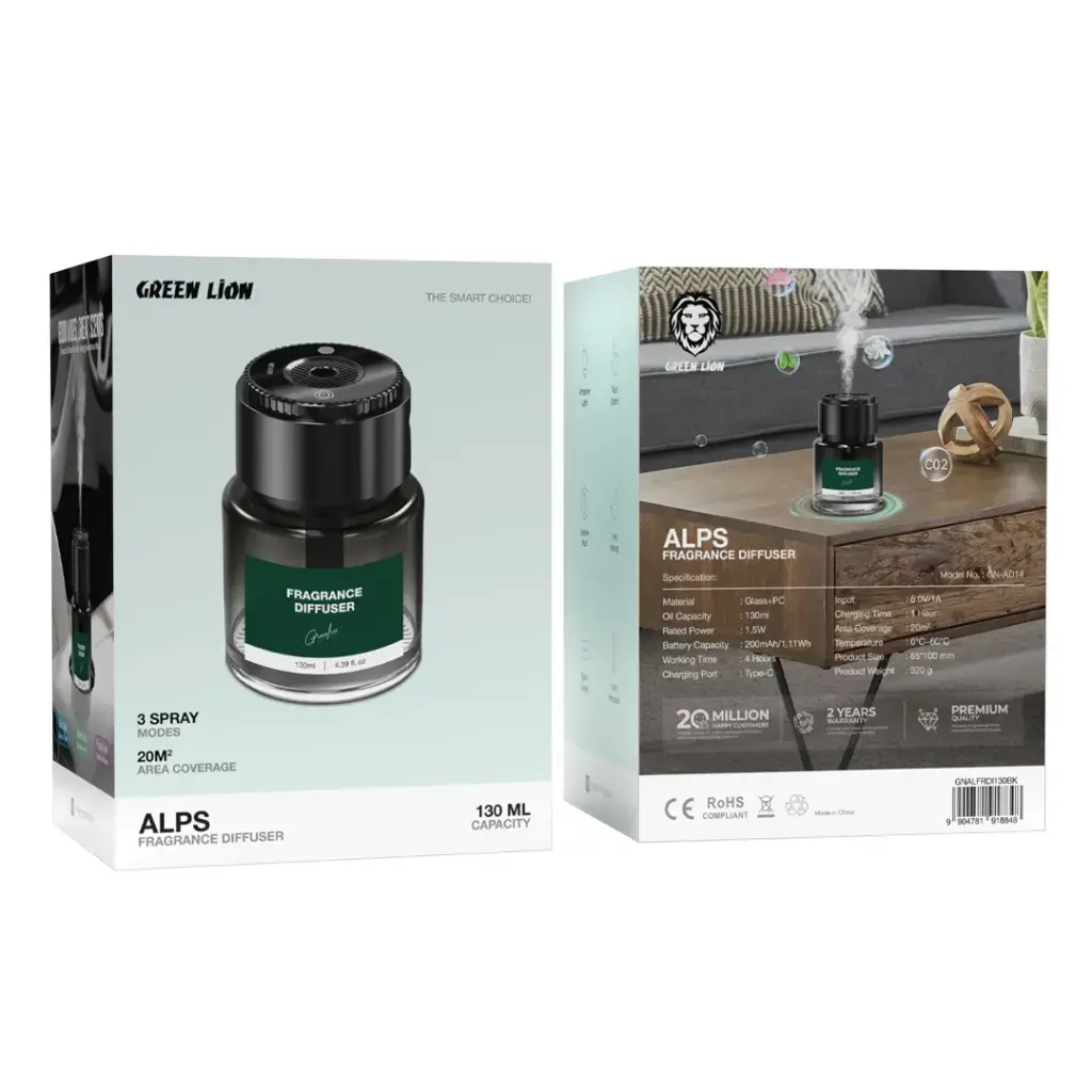 Green Lion Alps Fragrance Diffuser 130mL-black.webp