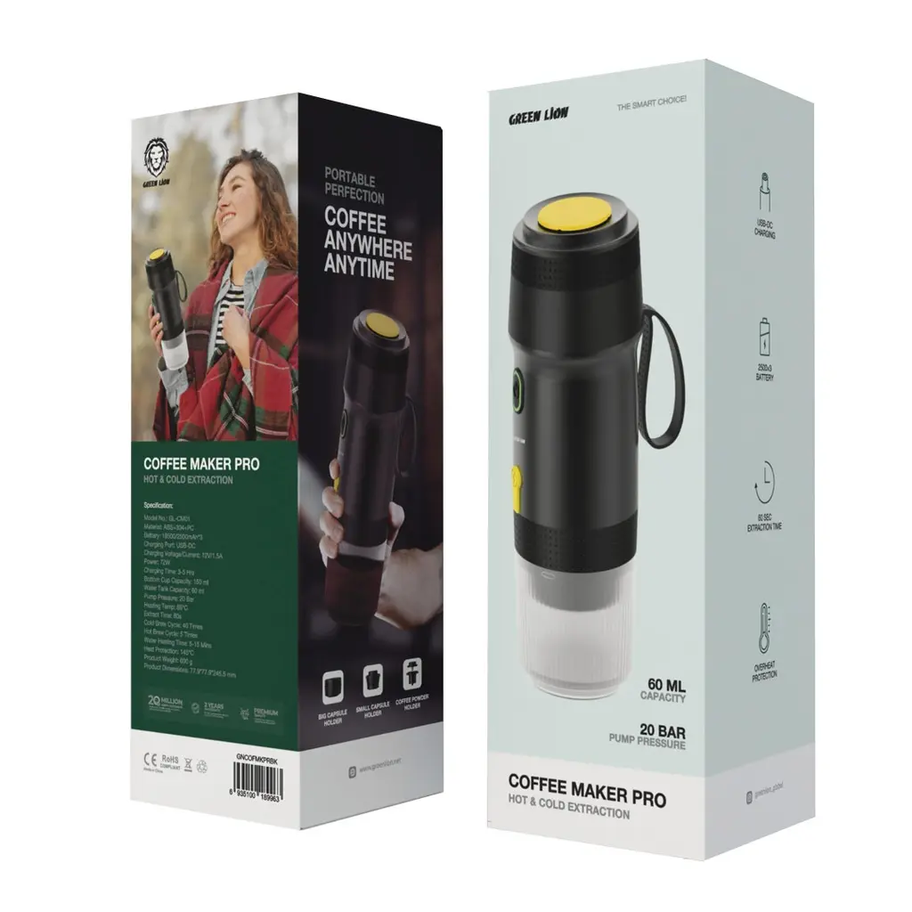 Green Lion Coffee Maker Pro - Black.webp