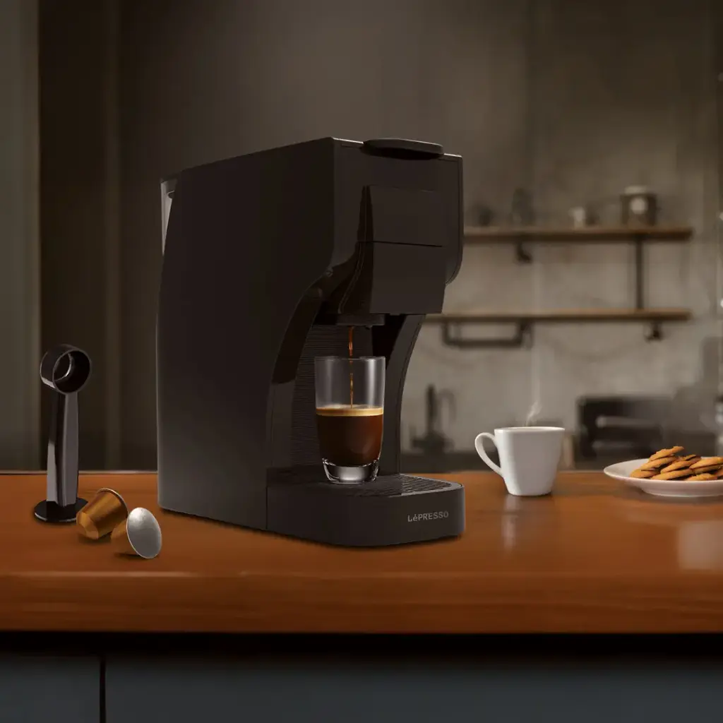 Lepresso Multi-Capsule Coffee Machine - Black (3).webp