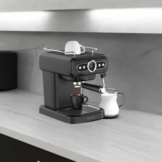 LePresso Retro Espresso Boiler Machine Gauge and Milk Steamer (6).webp