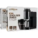LePresso Grindeur Conical Burr Grinder with Digital Weight Control - Black .webp