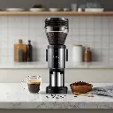 LePresso Grindeur Conical Burr Grinder with Digital Weight Control - Black  (7).webp