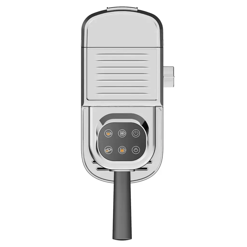 LePresso Hot & Cold Espresso Maker with Steam Wand and Pressure Gauge - Gray3.webp