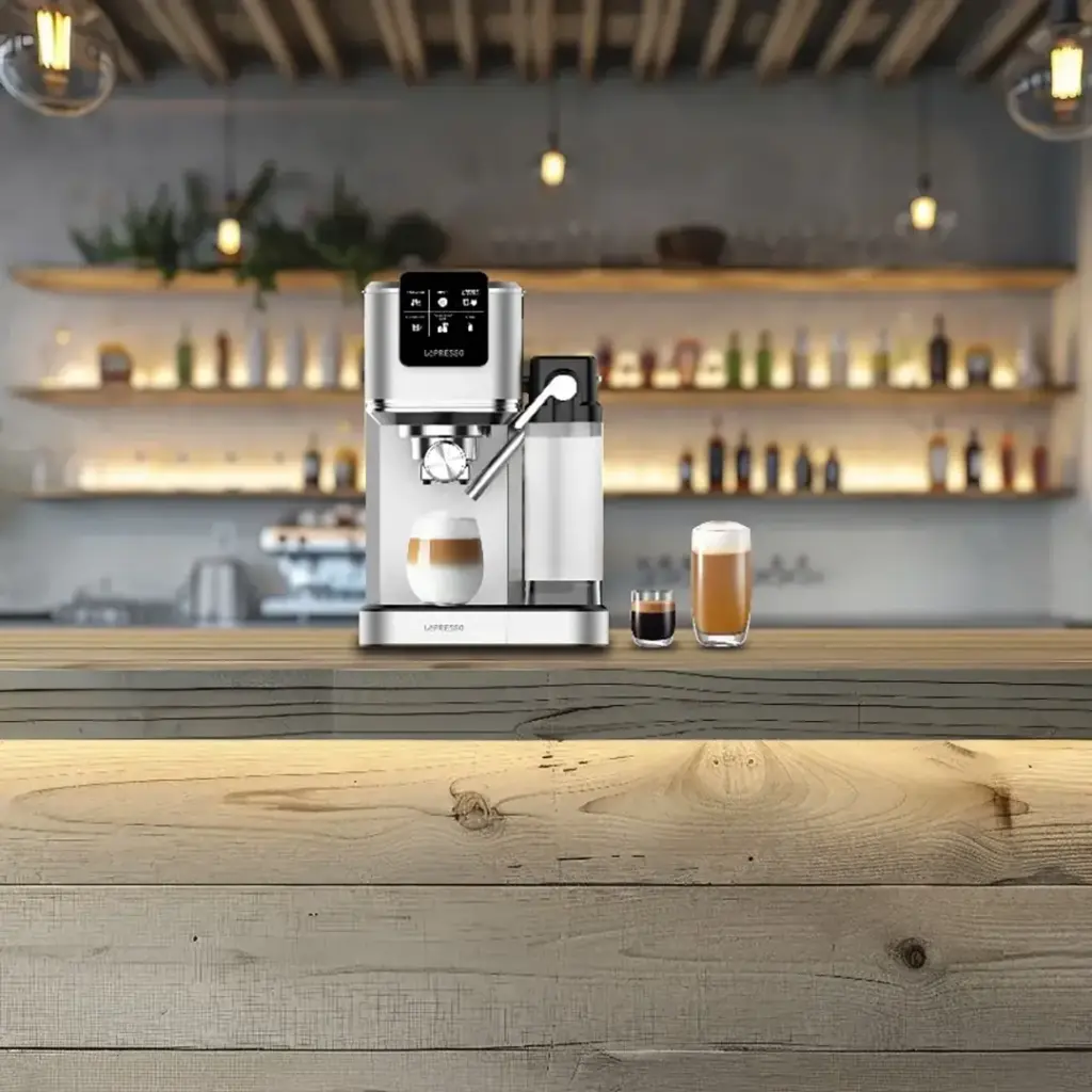 LePresso Latteo Hot & Cold Brewing Coffee Machine with Milk Frothing Function  - Silver.webp