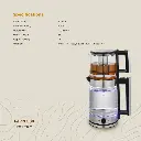 Lepresso Turkish Tea Glass Kettle - Black.webp