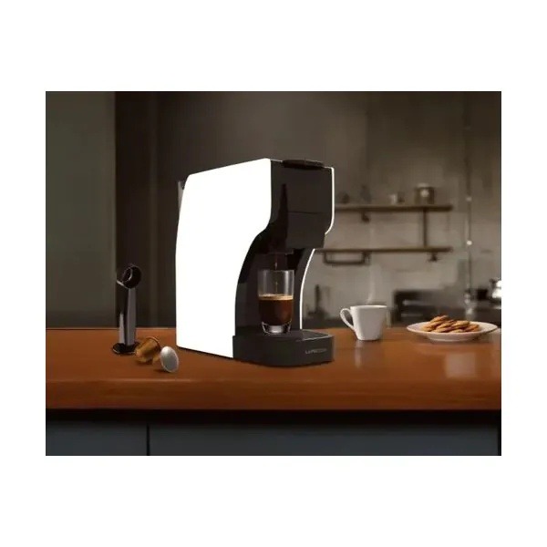 LePresso Trezza White - Profile & Water Reservoir