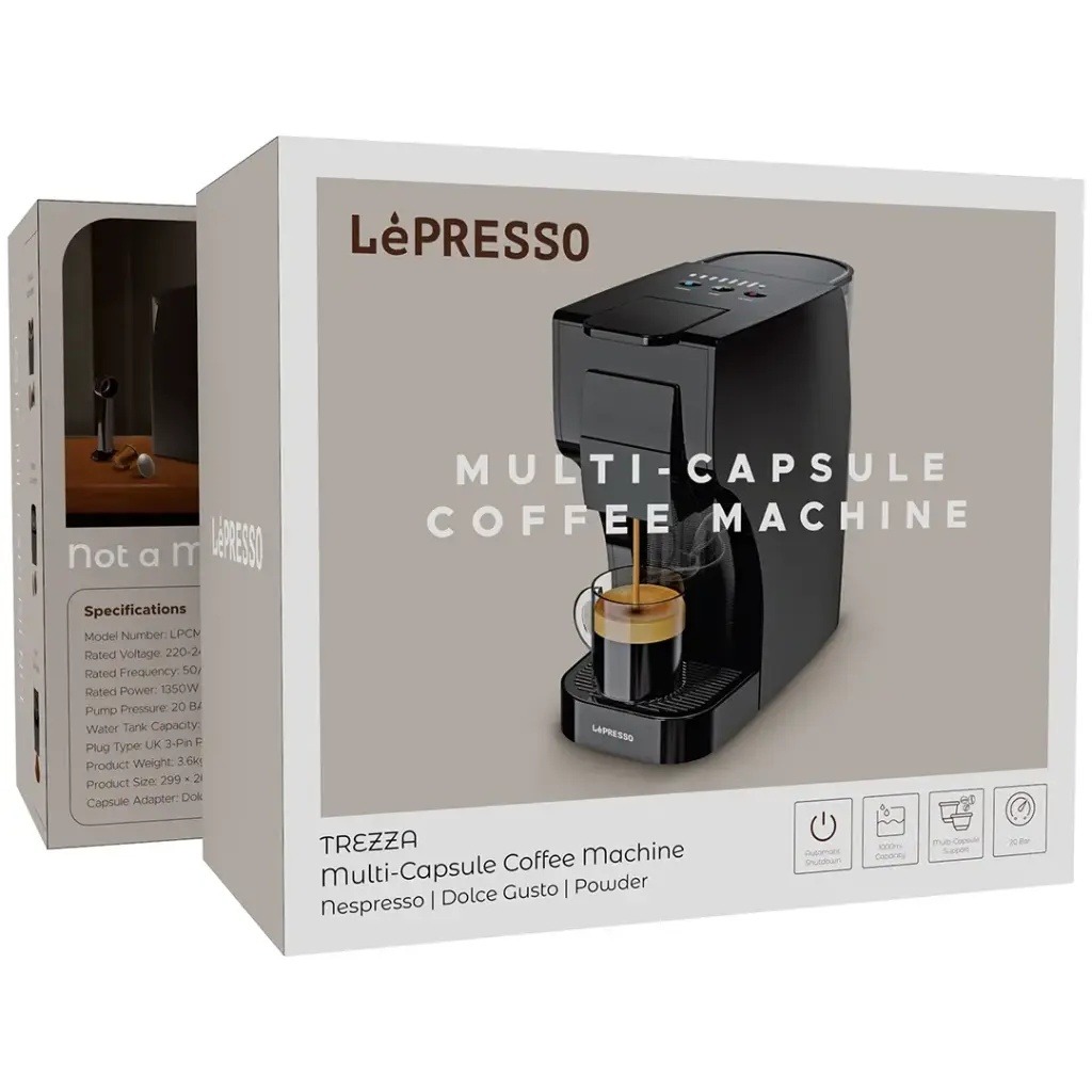 LePresso Trezza - Retail Packaging & Specs