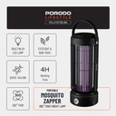 Porodo Lifestyle Insect Killer - 3000V High Voltage Grid & Non-Toxic Safety
