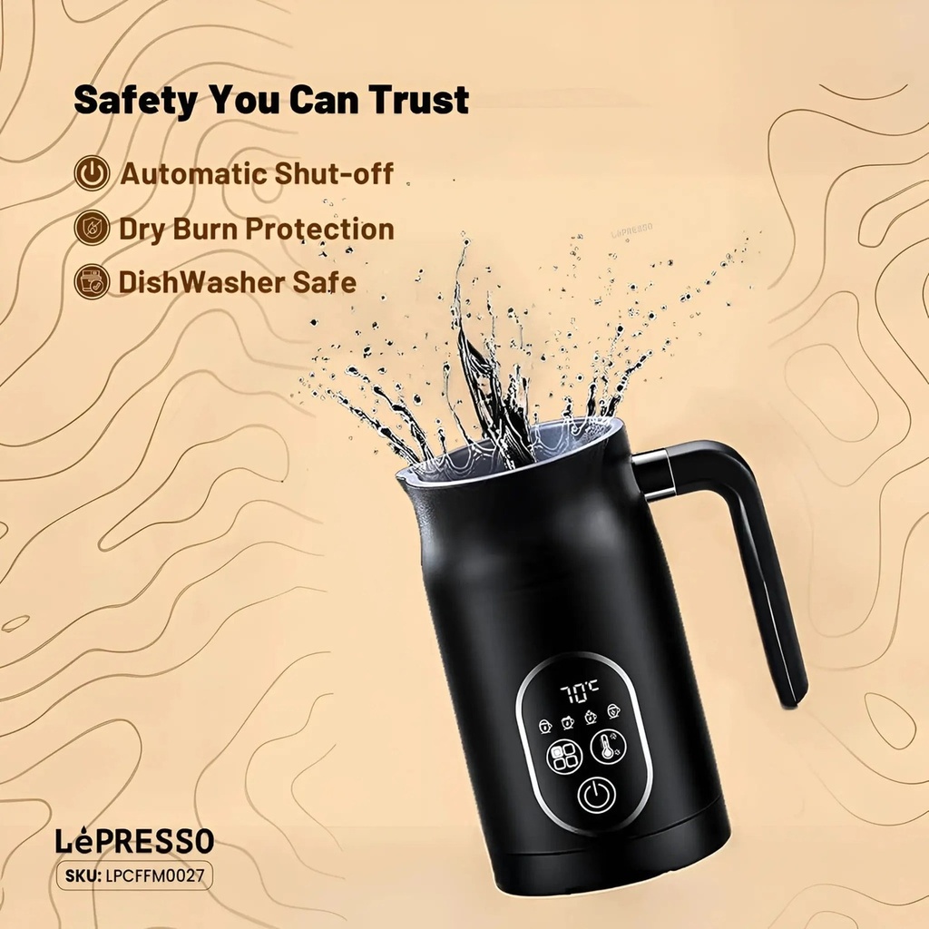 LePresso Four Froth - Auto Shut-Off & Dry-Burn Protection