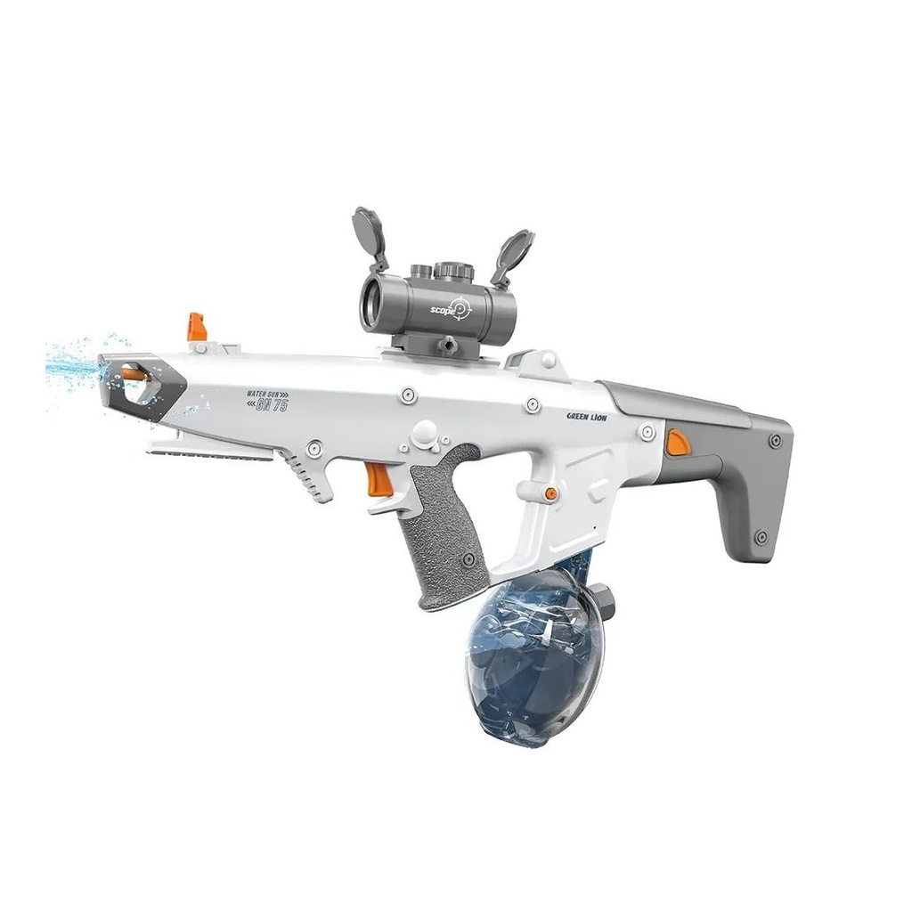 Green Lion GN75 Electric Water Gun Blue - Product View
