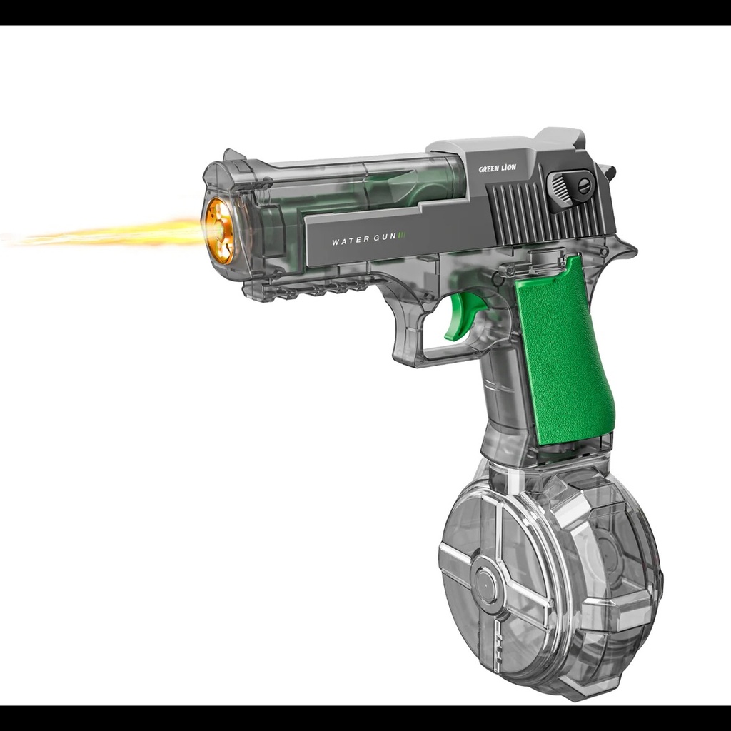 Green Lion GN85 Electric Water Gun Grey - Detail 2