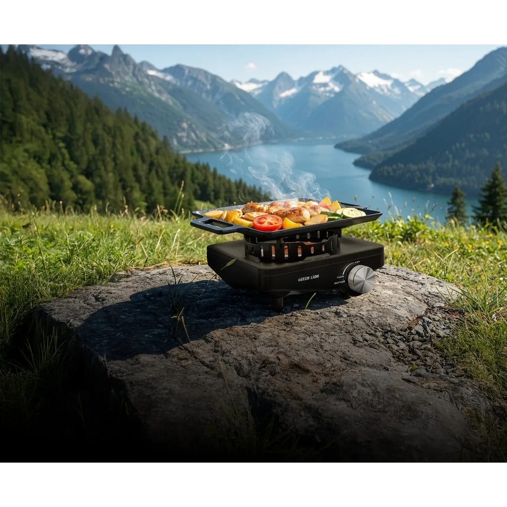 Green Lion Campflame Infrared Camping Stove - Black - View 2