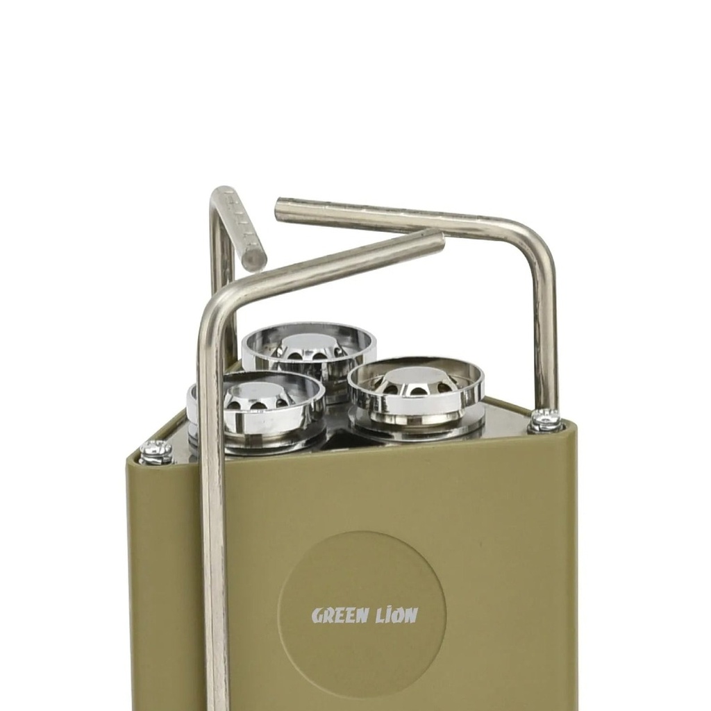 Green Lion 3-Burner Foldable Camping Stove Khaki - View 10
