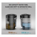 DLC DLC-36474 Dual Tank System (1.5L Clean & 0.8L Dirty)