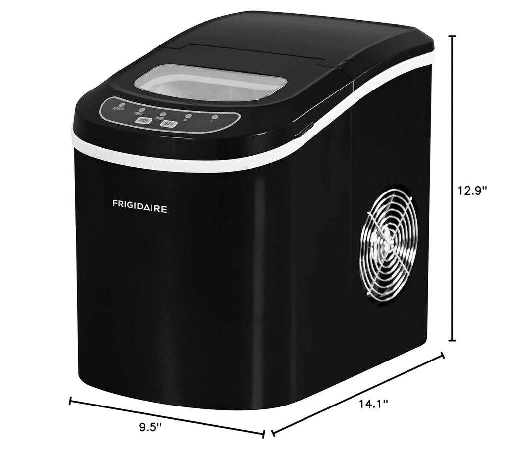 Hicon Countertop Ice Maker Dimensions Diagram