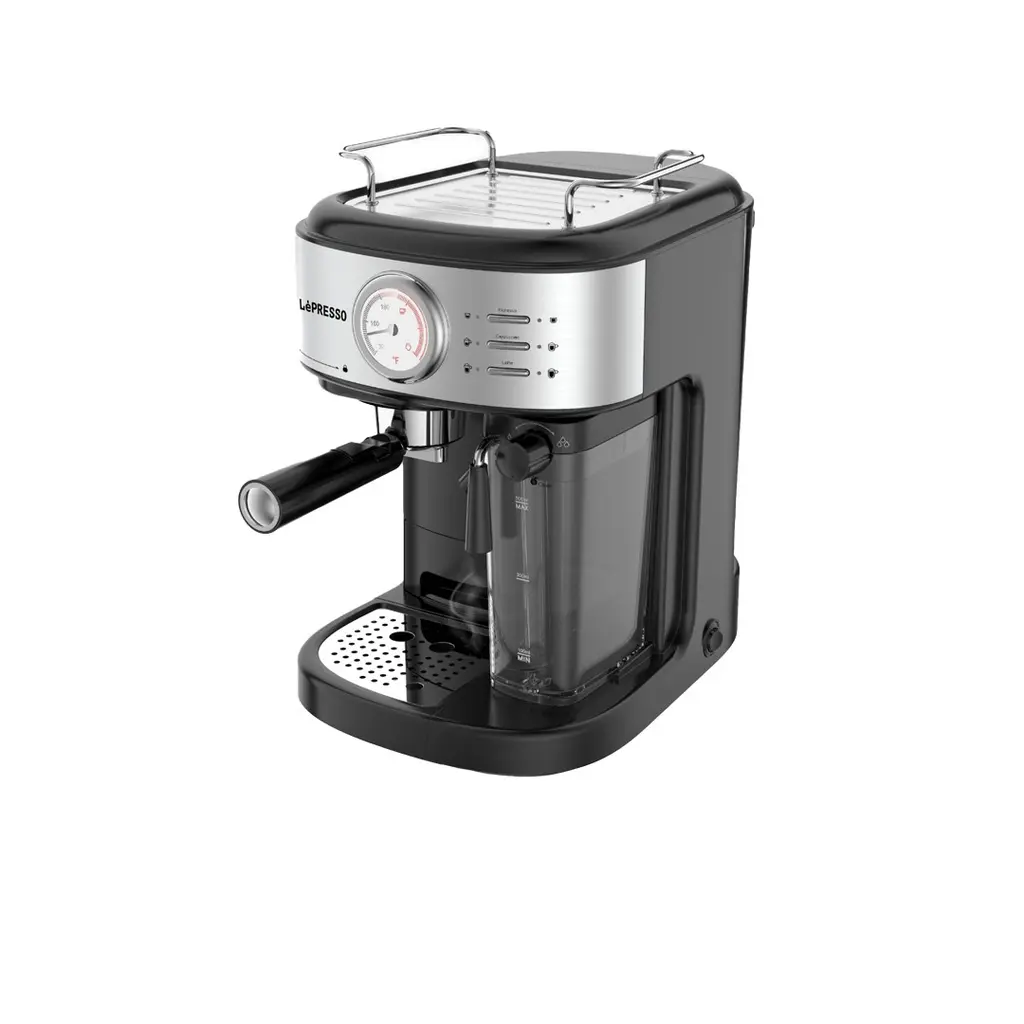 LePresso Coffee Machine 20 Bar Powerful Pressure Pump With Capsule Filter and Funnel - Black .webp