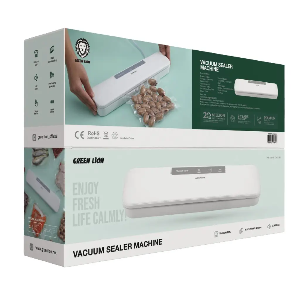 Green Lion Vacuum Sealer Machine - White.webp