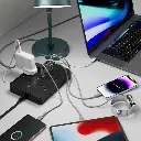 Porodo 6 AC 2 USB-A 24W & 4 USB-C PD 36W Multi-Port Super Hub 2M 3000W UK Fast Charge Black [PD-FWCH009-2M-BK].webp