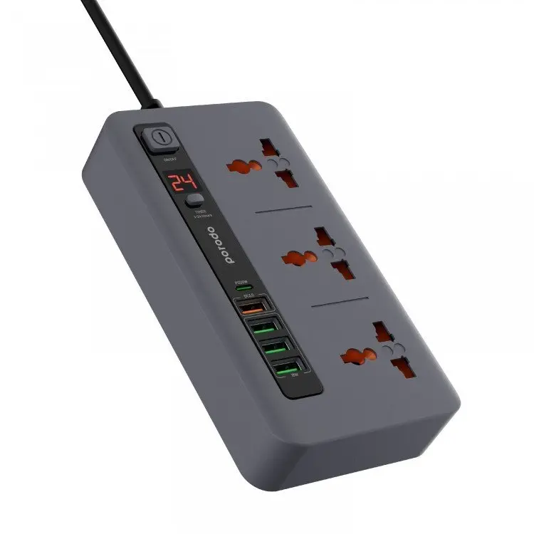 Porodo Multi-Port Power HUB 4 USB-A-USB-C Ultimate Home & Office Kit 2M (4).webp