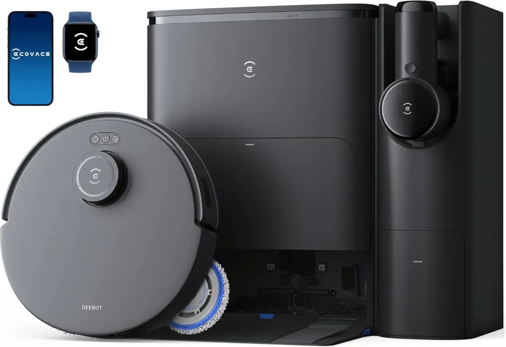 DEEBOT T30S COMBO Black Robot Vacuum & Mop + Handheld Vacuum