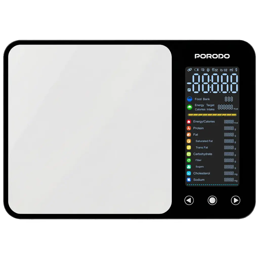 Porodo Lifestyle Kalio Smart Food Kitchen Scale PDLFSTK86SL