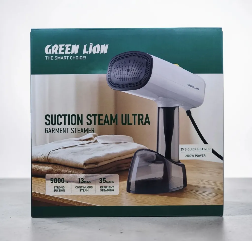 Green Lion Suction Steam Ultra Garment Steamer GNBX200STMWH