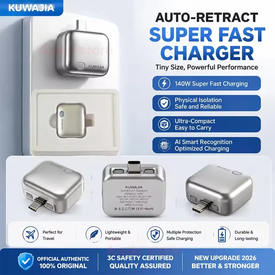 Smart Auto Stop Charging Adapter, 140W KH-51