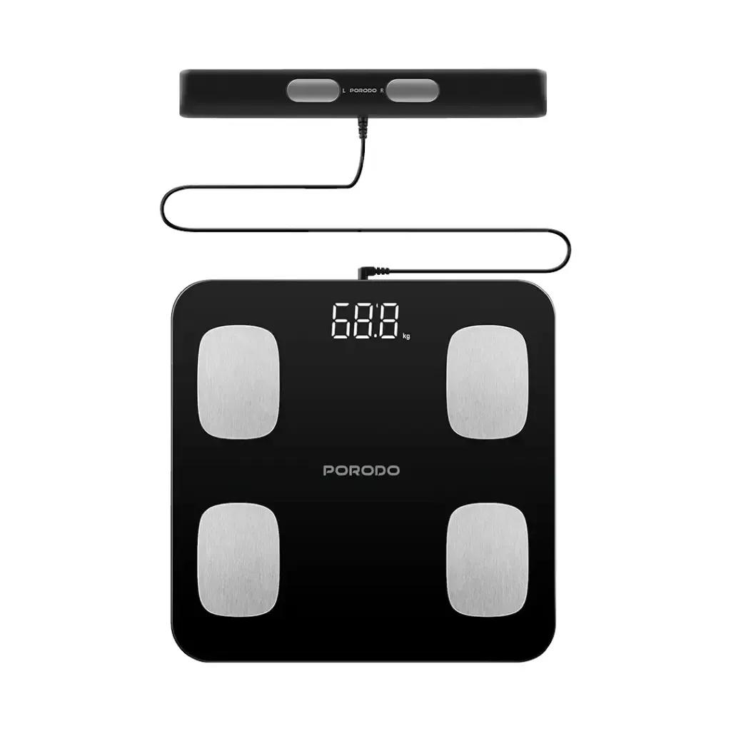 Porodo Lifestyle Precise Analysis 8-Electrode Smart Body Analyzer Scale PDLFST089BK