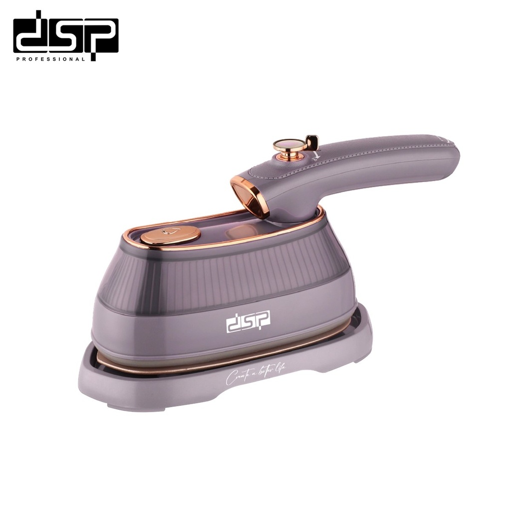 مكواة سفر دي إس بي KD-1172 بقوة 1200 واط بالبخار مع صفيحة سيراميك وخزان 170 مل