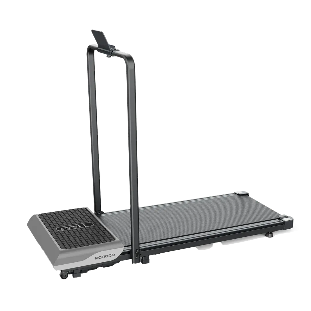 Porodo Athlete Dual-Function Treadmill with Vibration Plate PDKW916BK
